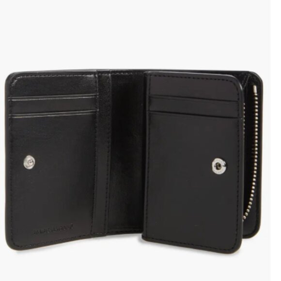 Marc Jacobs Trademarc Mini Compact Wallet Black - Picture 2 of 14